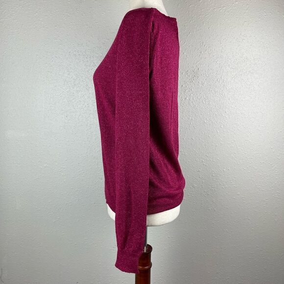 PBX Basics V-Neck Long Sleeve Top Size M EUC - Picture 3 of 7